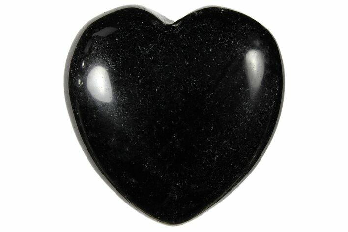 1.2" Polished Black Obsidian Heart - Photo 1